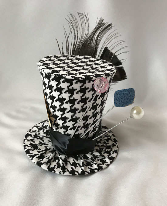 Mad Hatter Houndstooth – Tiny Top Hats